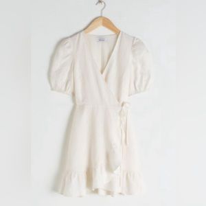 White linen dress - &OtherStories - M